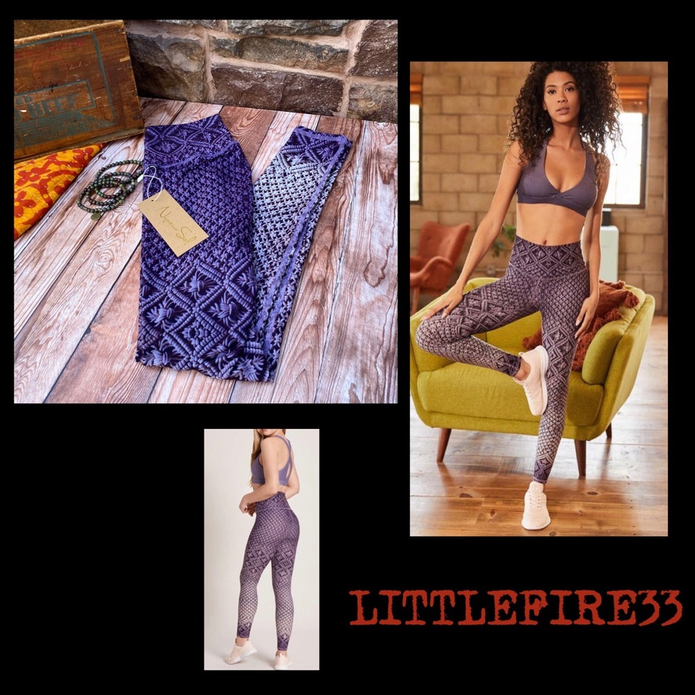 ✨NIYAMA SOL MACRAME AMETHYST HI WAIST LEGGING - Picture 10 of 10